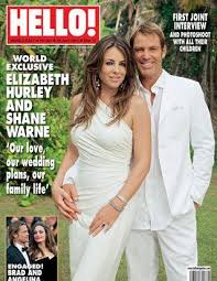 Shane warne has lashed out at marlon samuels over disparaging remarks the west indian made about himself, ben stokes and stokes' wife. Elizabeth Hurley And Shane Warne Famousfix Com Post