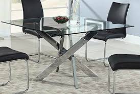 Milan Petradt Petra Clear Chrome Jaxstyle Square Glass Dining Table To View Further For T Square Dining Tables Dinning Room Decor Square Glass Dining Table