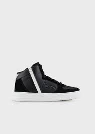 Shop milano leather jacket at affordable prices from best milano leather jacket store milanoo.com. Milano Leather High Top Sneakers Man Emporio Armani