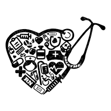 Svg Rn Collage Stethoscope Heart Dxf Nurse Registered Etsy Nurse Decals Nurse Design Stethoscope Heart