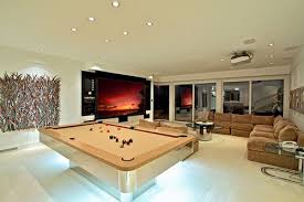 A Very Tan Entertainment Space Game Room Design House Styles Room