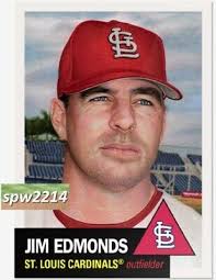 Topps Living Set Jim Edmonds #712
