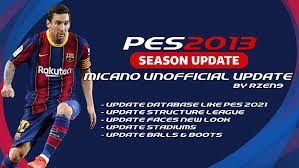 €130.00m* jul 21, 2000 in leeds, england. Pes 2013 Micano Patch Unofficial Update Season 2021 Patchi I Mody