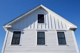 Single 8 x 10' granite gray board & batten vinyl siding. How To Modernize Your Home With Board Batten Hatch Homes