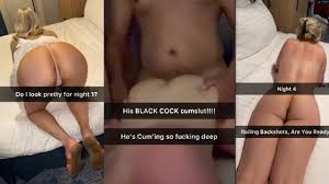Cheating Wife Railed by 7 INCH BBC during 4 Night cheating scandal on  Snapchat to her Cuck Husband