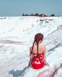 Heidi Leung On Instagram Salt Or Snow Cotton Castle Pammukkale With Their White Glowing Natural Hot Pools Flowing Hot Pools Instagram Castle