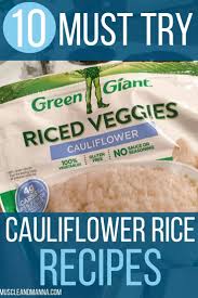 10 Healthy Frozen Cauliflower Rice Recipes Dietitian Meets Mom Cauliflower Rice Recipes Easy Cauliflower Rice Recipe Frozen Cauliflower Rice