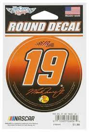 #78 nascar 2017 frr toyota bass pro shops tracker boats 40th anniversary 1:64. Nascar Wincraft Bass Pro Shops Martin Truex Jr 19 Round Decal Bass Pro Shops
