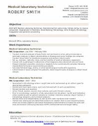 Anticipates and responds to changing and/or emergency situations. Medical Laboratory Technician Resume Samples Qwikresume