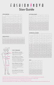 size chart for fashion to figure forever 21 womens size