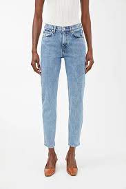 Regular Cropped Stretch Jeans Light Blue Jeans Arket Pl Light Blue Jeans Blue Jeans Jeans