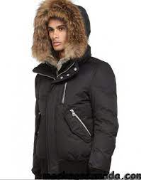 868 04 Mackage Black Dixon F4 Winter Down Bomber Jacket With Fur Hood Men Mackage For Men Fur Hood Jacket Mackage Jacket Jackets