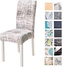 Amazon Com Forcheer Chair Cover Strech Dining Chair Slipcovers Washable Removable Spandex In 2020 Seat Covers For Chairs Slipcovers For Chairs Dining Chair Slipcovers