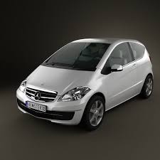 3d Model Of Mercedes Benz A Class W169 Coupe 2010
