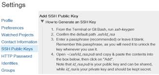 Ssh works by authenticating based on a key pair, with a private key being on a remote server and the corresponding public key on a local machine. Configure Gerrit Under Windows Sap Blogs