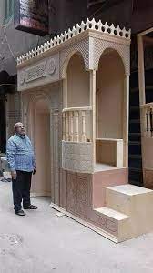 نجار بالمنصورة يتطوع لصناعة منابر ونوافذ المساجد بالمجان صور mosque design islamic architecture mosque design mosque architecture