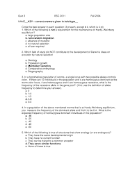 Among these were the spu. 8 Questions On Hon Biological Science Ii With Answer Quiz Bsc 2011 Docsity