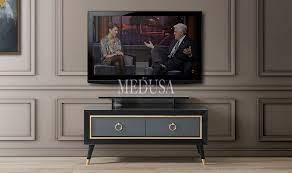 Beğendiğiniz bir modeli iyi bir mobilya ustası ile birlikte çalışarak h. Asil Tv Sehpasi Black Small Medusa Home