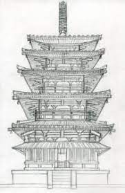 How To Draw A Pagoda Japanese Pagoda Step 16 Japanese Pagoda Temple Drawing Japanese Drawings