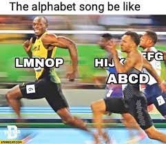 The premium corner will be available at the massy stores supermarket across. Usain Bolt The Alphabet Song Be Like Lmnop Faster Than Rest Of The Letters Starecat Com