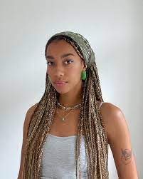 Amaka On Instagram Two Of My Fav Colors Black Girl Braided Hairstyles Hair Styles Scarf Hairstyles
