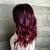 Dusty Pink Black Hair With Pink Highlights
