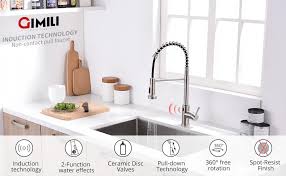 We did not find results for: Gimili Touchless Spring Kitchen Faucet With Pull Down Sprayer Single Handle Motion Sensor Activated Hands Free Kitchen Sink Faucet Single Hole Smart Kitchen Faucet Solid Brass Brushed Nickel Amazon Com