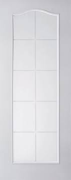 10 Lite Glazed White Internal Door