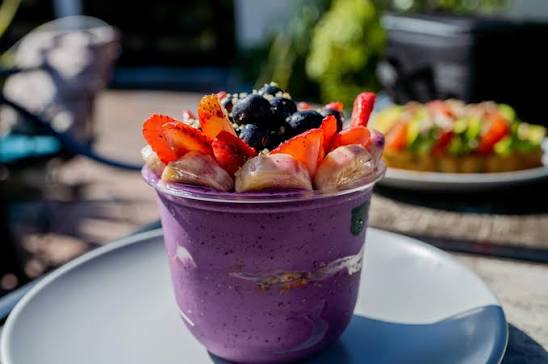 Journey: 🤫 We've got a secret to share with you. Have you tried our ube  bowl? It's in our "secret menu." This is our version of an acai bowl. Made  with purple