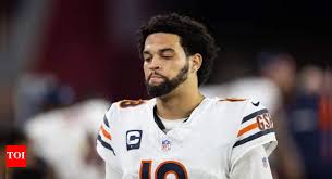 Caleb Williams' fiery reaction on sidelines sparks social media buzz after  Bears stumble against Commanders | NFL News - The Times of India