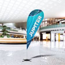 Feather Bow Sail Flag Mockup Sailing Presentation Design Template Flag