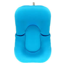 Ergonomic support for your newborn at bath time; Mareya Trade Foldable Baby Bathing Mat Bath Tub Baby Shower Net Bed Newborn Baby Bath Seat Soft Cushion Infant Bath Bathtub Support
