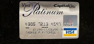 Card information is provided by third parties. Capital One Platinum Visa Credit Card Exp 1999 Free Shipping Cc671 Ebay