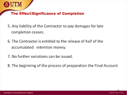 For retention amount, a supply shall be treated as taking place when a payment in respect of such if i have a construction business registered outside malaysia, do i have to account for gst? Construction Law And Contract I Ppt Download