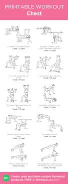 Chest My Custom Workout Created At Workoutlabs Com Click Through To Download As Printable Pdf Customworko Chest Workouts Printable Workouts Chest Workout