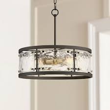 Largo 14 1 4 W Oil Rubbed Bronze 3 Light Pendant Light 24r75 Lamps Plus Drum Pendant Lighting Pendant Light Drum Pendant