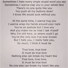 True Love P Nk This Song Describes Our Relationship Perfectly He Thinks So Too I Like To Push His Buttons Pink Lyrics Song Quotes Love Songs