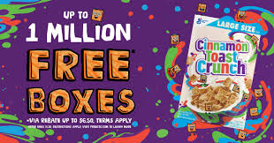 Cinnamon cake, cream cheese frosting, and cinnamon toast crunch crumble. Cinnamon Toast Crunch Giving Away One Million Boxes Of Cereal