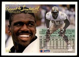 1994 Fleer Renaldo Turnbull New Orleans Saints #334