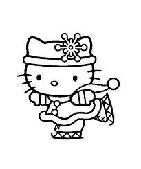 Disegni Da Colorare Hello Kitty Natale Archives Disegni Da Colorare