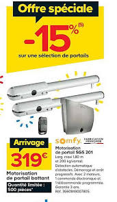 Offre Motorisation De Portail Sgs 201 Somfy Chez Castorama