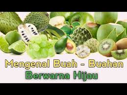 Gambar buah buahan yang berwarna warni buah buahan hiasan berwarna warni buah buahan png dan psd untuk muat turun percuma. Mengenal Buah Buahan Berwarna Hijau Youtube
