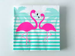 Serviettes Papier Flamant Rose Fete De Flamant Rose Flamant Rose Serviette Papier