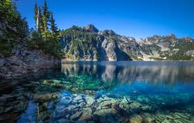 The trail can be accessed off of mountain loop highway in the north cascades area of washington. Wallpaper Mountains Lake Stones The Bottom Washington The Cascade Mountains Washington State Cascade Range Snow Lake Snow Lake Images For Desktop Section Pejzazhi Download