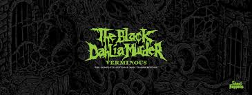 A group of crows (= large black birds): The Black Dahlia Murder Facebook