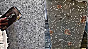 Paint a front door to look like wood25+ best ideas about faux wood paint on pinterest | wood garage. Exterior Sand Stone Texture Design On Highlighting Pillers In House Jotun Paints Youtube