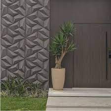 Nela podem ser utilizados itens modernos que criam harmonia entre si e. Revestimento 3d Cimenticio Ou Gesso Area Interna Ou Externa Mercado Livre