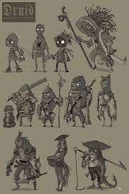 Concept art is a branch of a video game's art department. Druid Character Concepts By Elbrazo On Deviantart Druid Character Character Concept Game Character Design