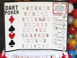 New free coloring pages browse, print & color our latest. Diy Dart Poker Game Fun365
