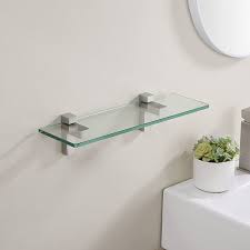 When it comes to finding those perfect bespoke glass shelves to compliment your interior style, you can count on the glass warehouse to provide you with exactly what you're looking for. Amazon Brand Umi Bathroom Shelves Glass Shelf 16 Inch 40 Cm 8mm Tempered Glass Shower Shelf Wall Mounted Brushed Nickel Bgs3201s40 2 Amazon Co Uk Diy Tools